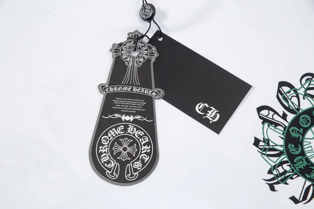 Chrome Hearts/ Logo Same Style T Versatile : White Size：XS~L